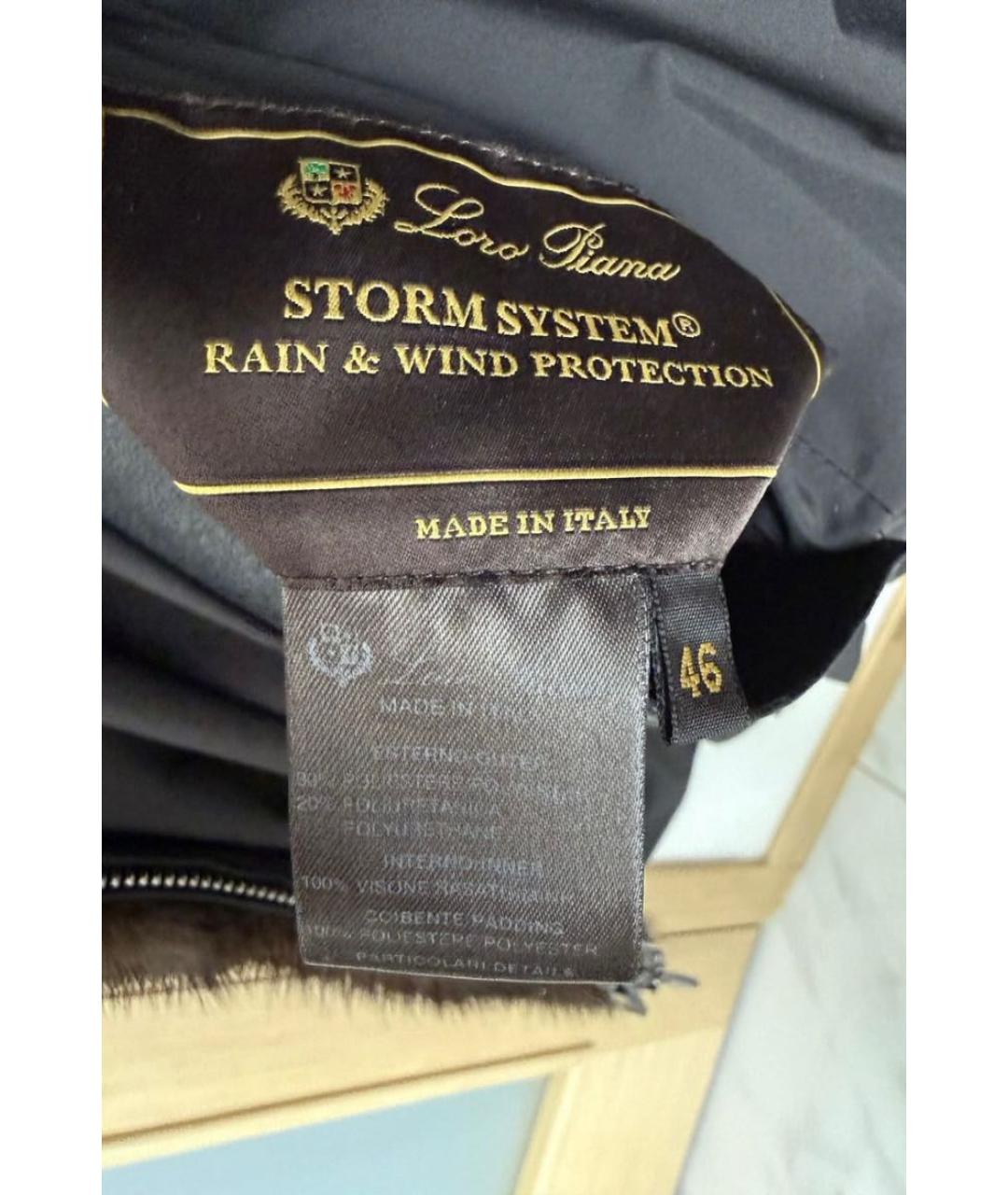 LORO PIANA Коричневый меховой жилет, фото 6