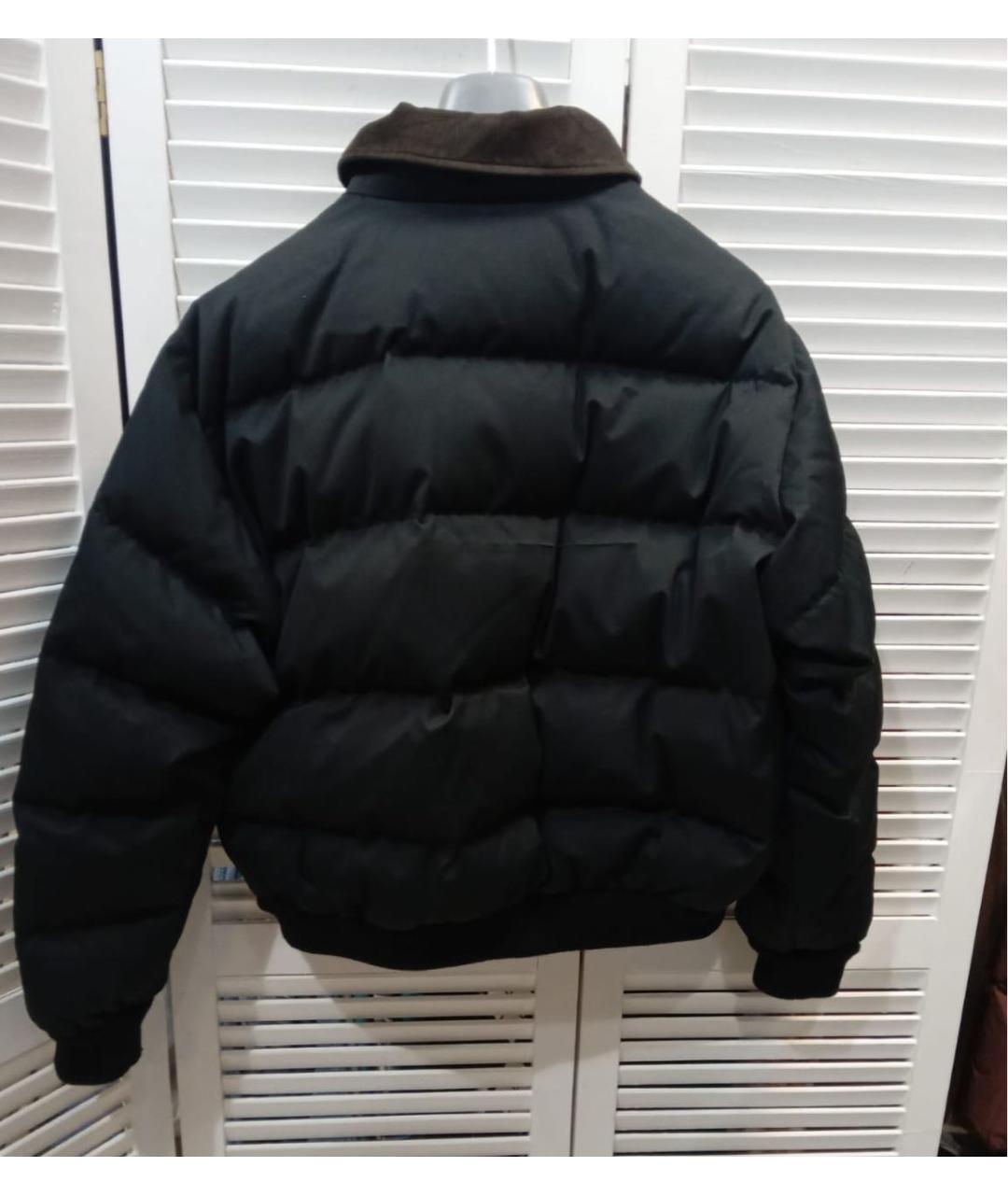 PRADA Черный полиэстеровый пуховик, фото 6