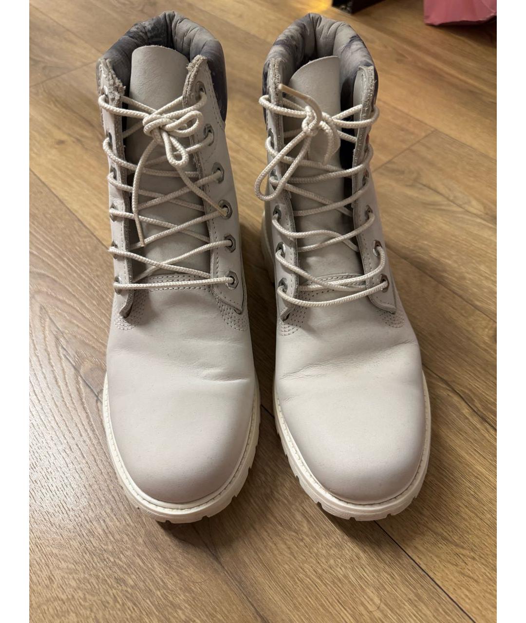 TIMBERLAND Серые нубуковые ботинки, фото 2