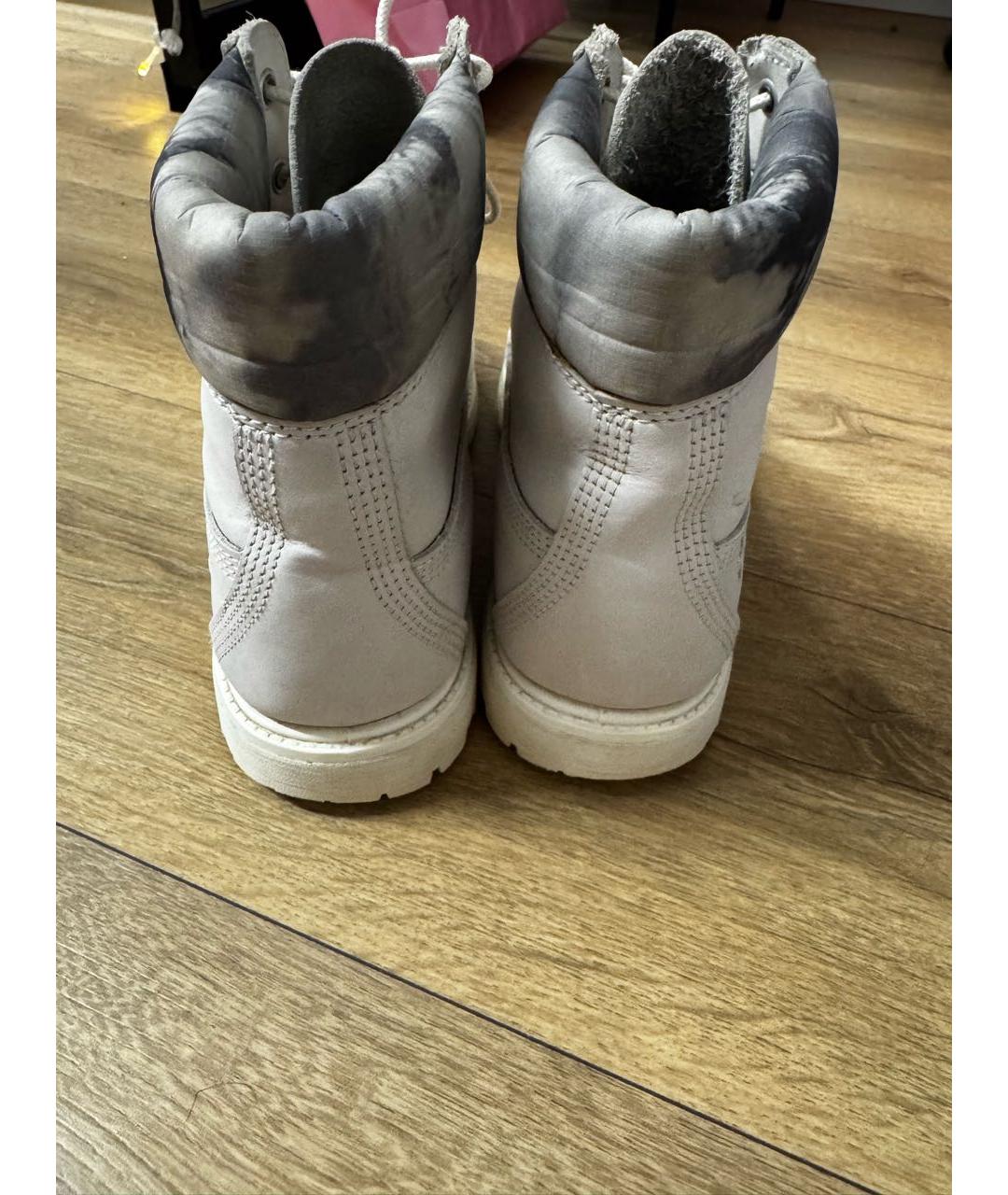 TIMBERLAND Серые нубуковые ботинки, фото 4