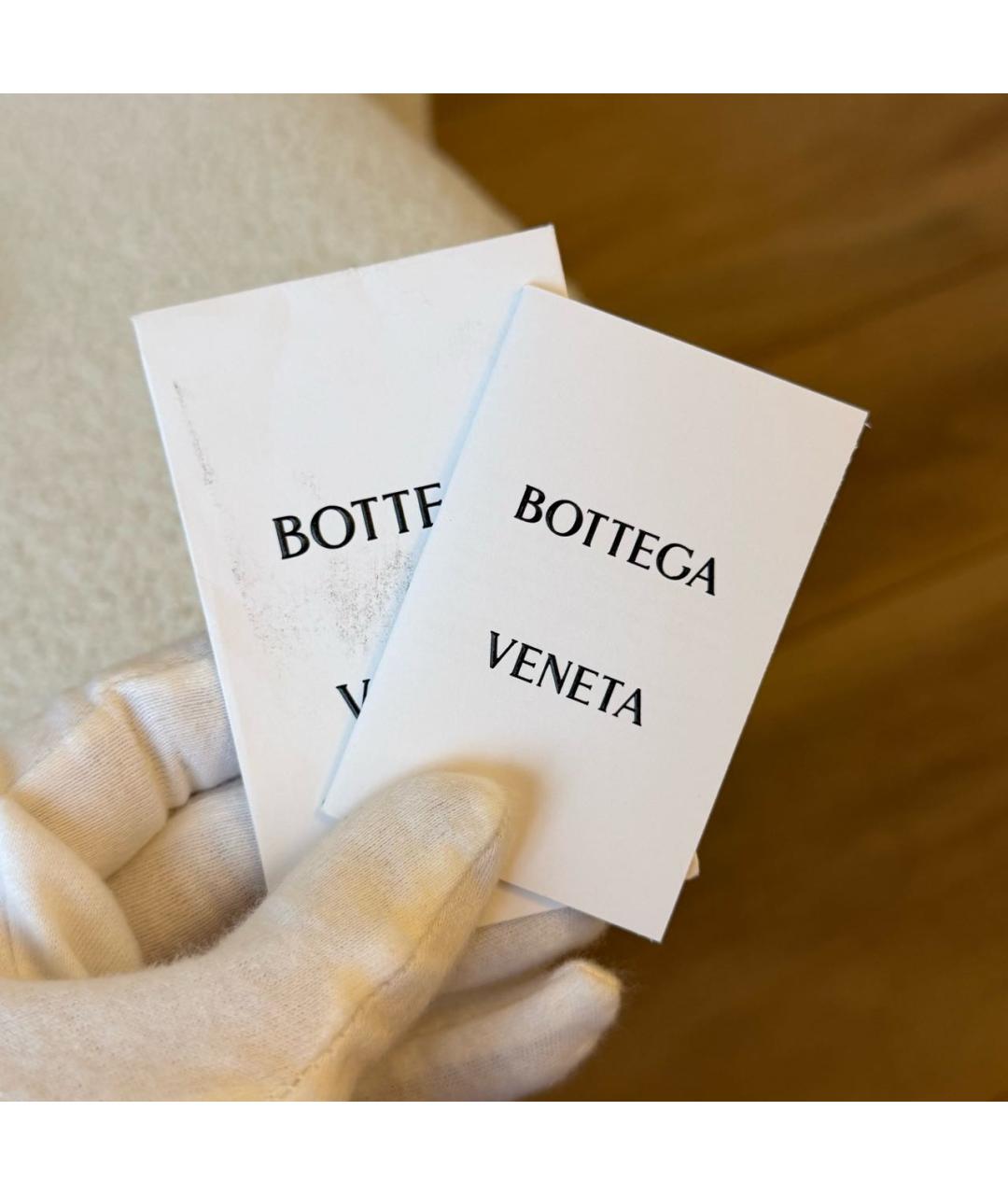 BOTTEGA VENETA Салатовая кожаная сумка с короткими ручками, фото 6