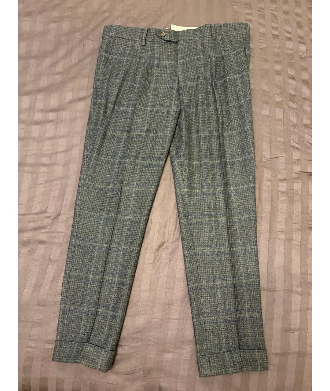 BRUNELLO CUCINELLI Серый классический костюм, фото 2