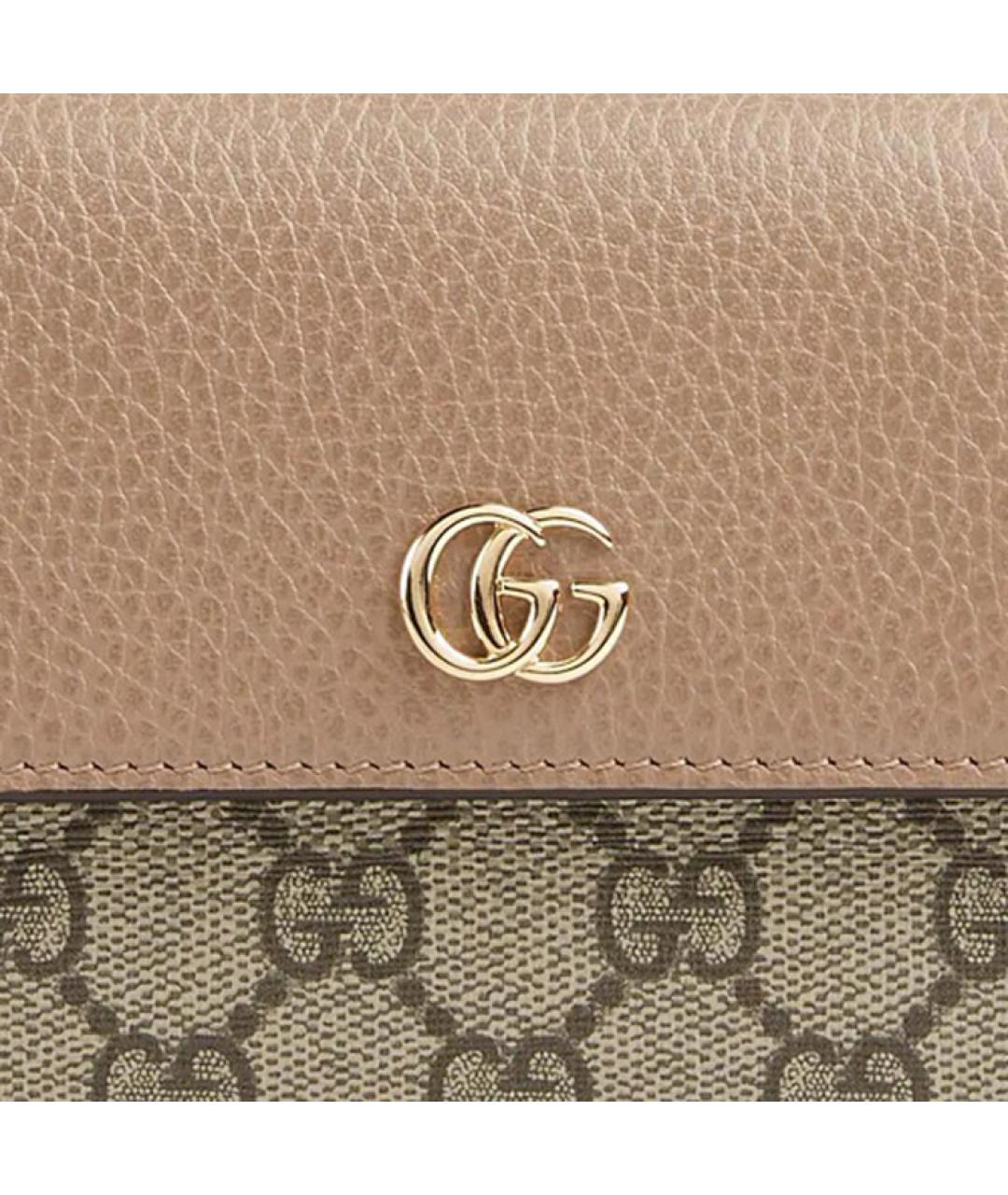 GUCCI Бежевый кошелек, фото 5