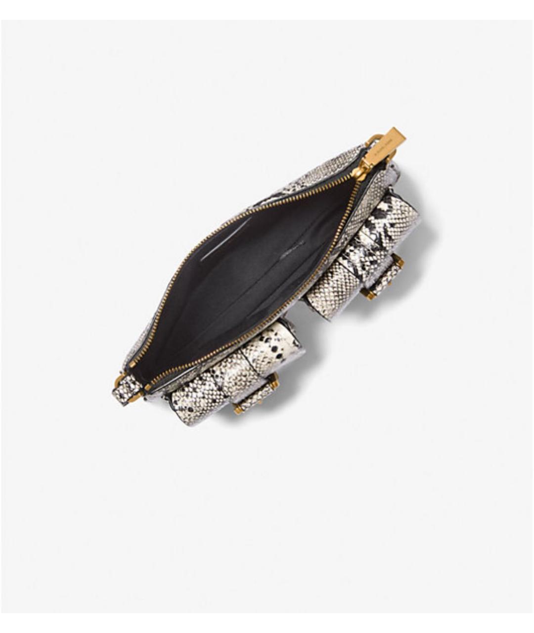 MICHAEL KORS Бежевая кожаная сумка с короткими ручками, фото 2