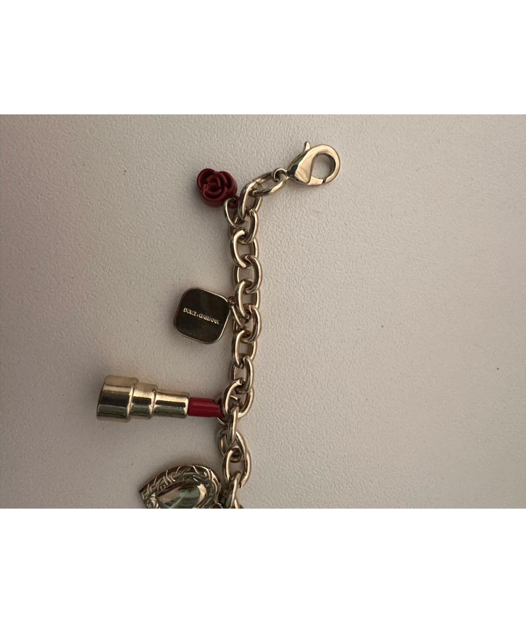 DOLCE&GABBANA Золотой металлический браслет, фото 2