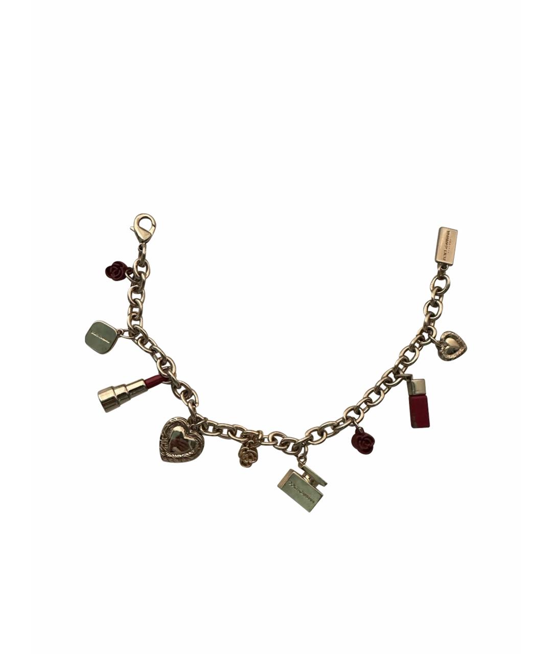 DOLCE&GABBANA Золотой металлический браслет, фото 1