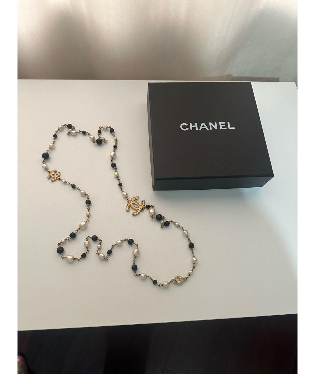 CHANEL Мульти позолоченное колье, фото 3