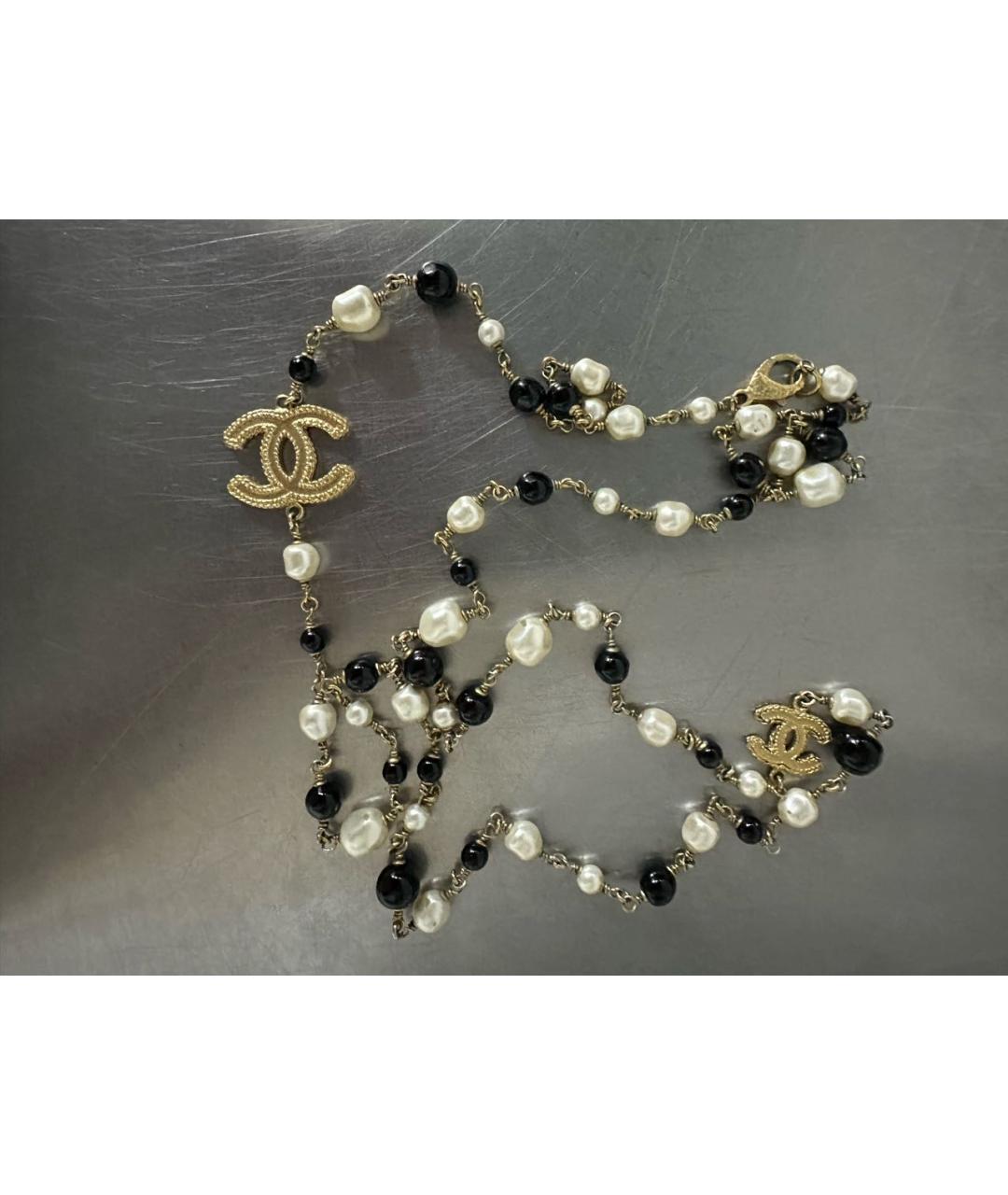 CHANEL Мульти позолоченное колье, фото 2