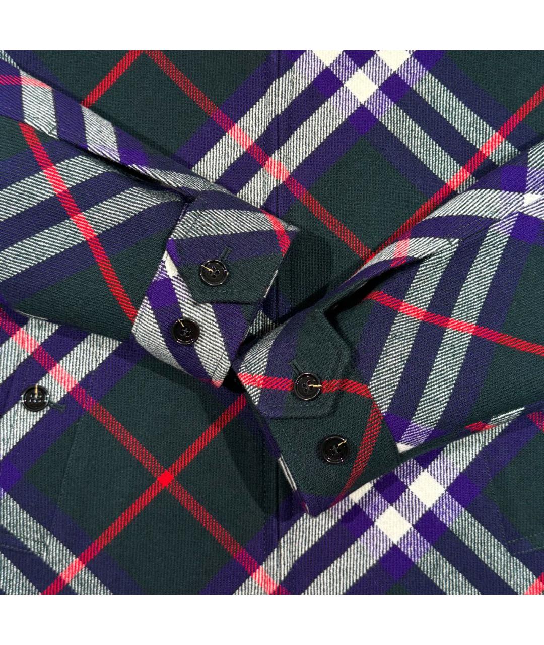 BURBERRY Зеленая шерстяная куртка, фото 5