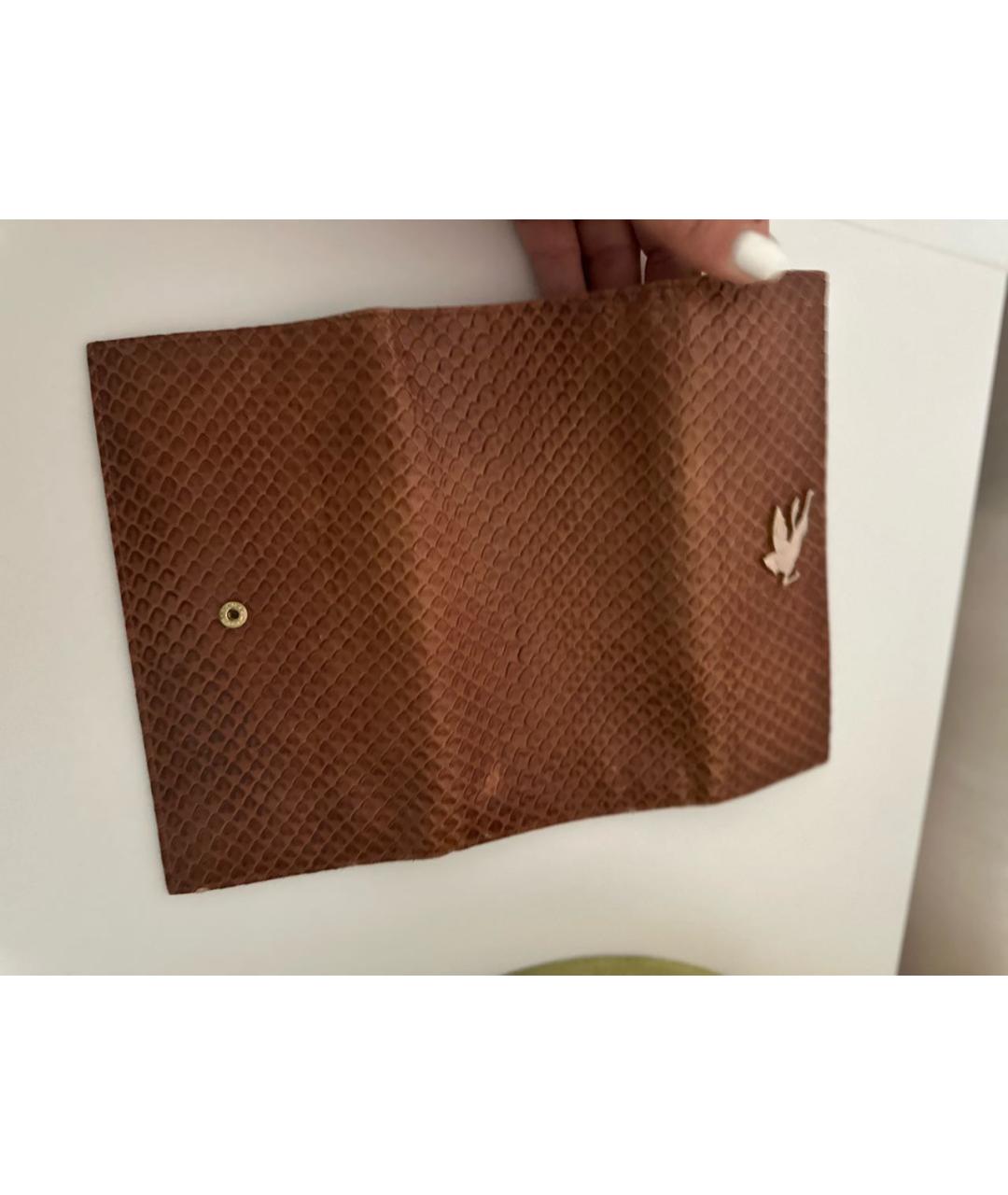 ETRO Коричневый кожаный кошелек, фото 2