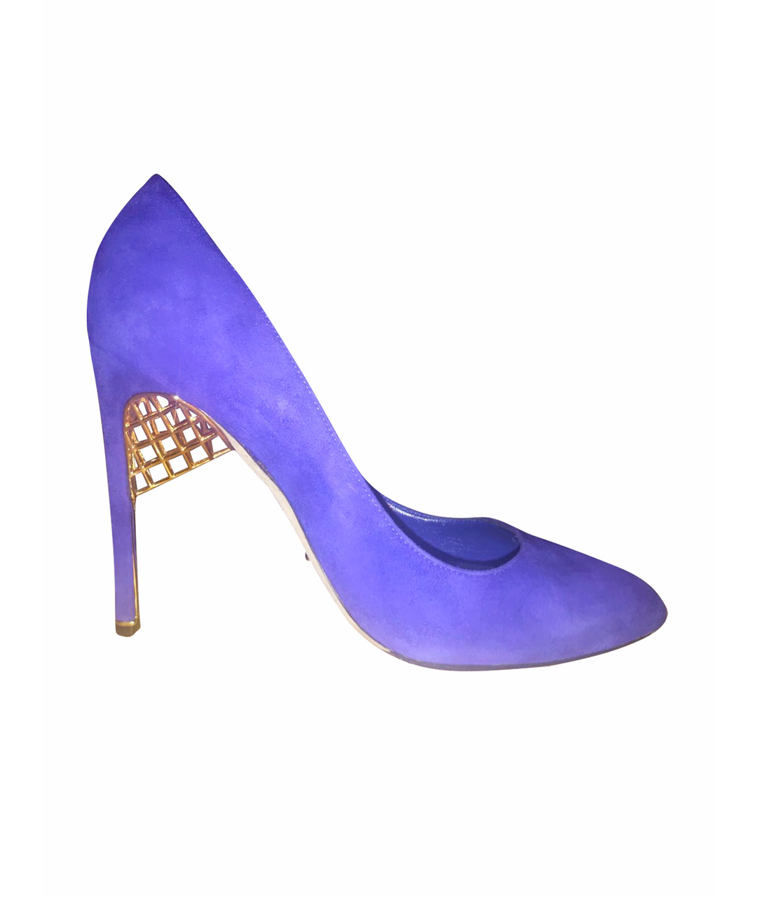 SERGIO ROSSI Фиолетовые замшевые туфли, фото 1