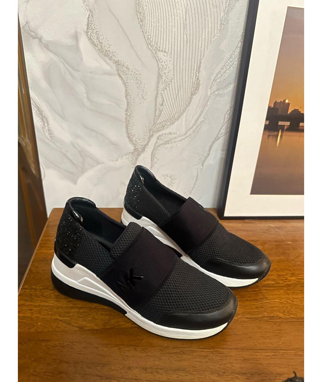 MICHAEL KORS Черные кроссовки, фото 3