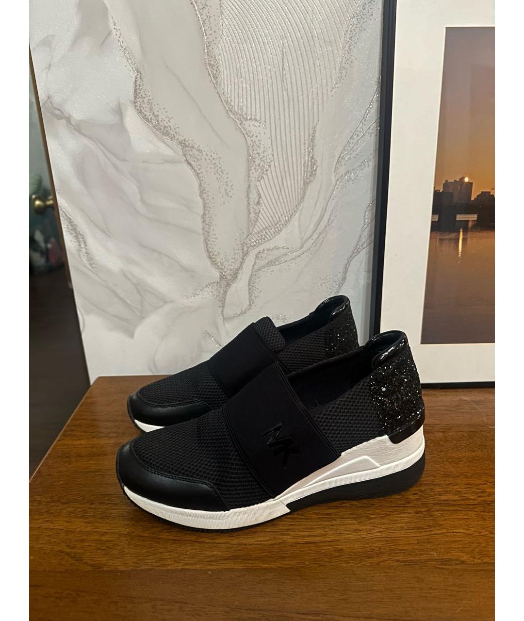 MICHAEL KORS Черные кроссовки, фото 4