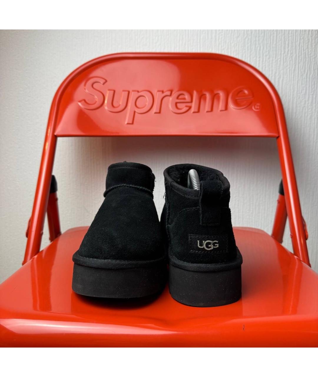 UGG AUSTRALIA Черные полусапоги, фото 4