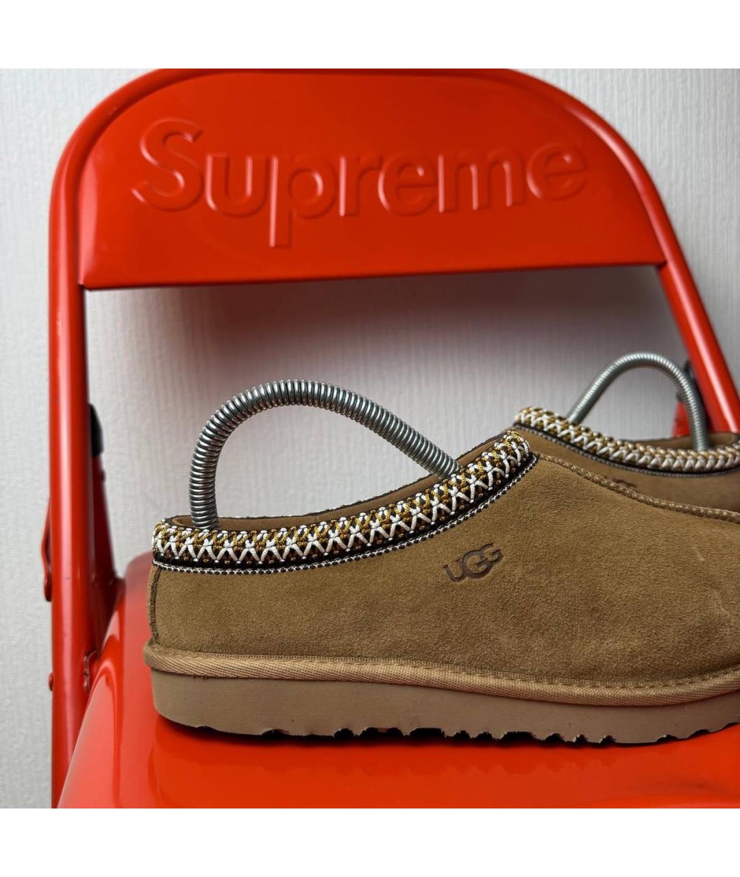 UGG AUSTRALIA Коричневые замшевые сабо, фото 3