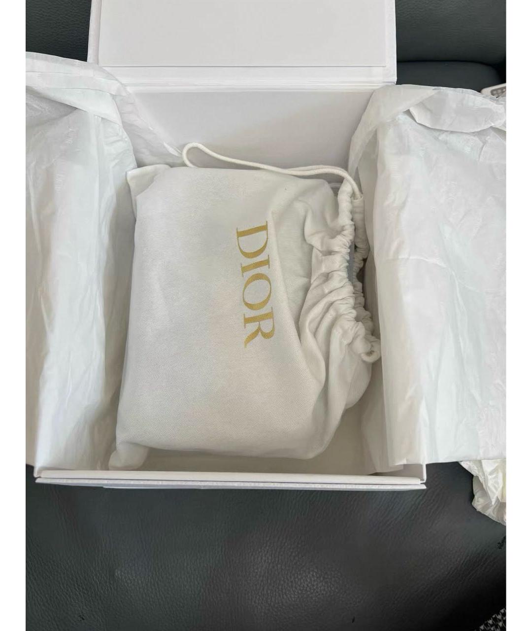 CHRISTIAN DIOR Черная кожаная сумка с короткими ручками, фото 6