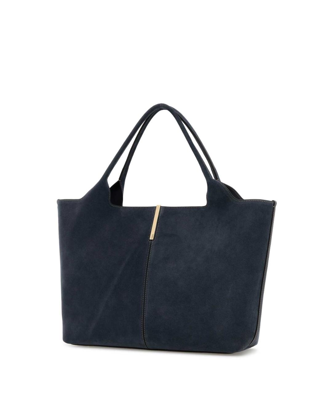 TOD'S Синяя замшевая сумка тоут, фото 2