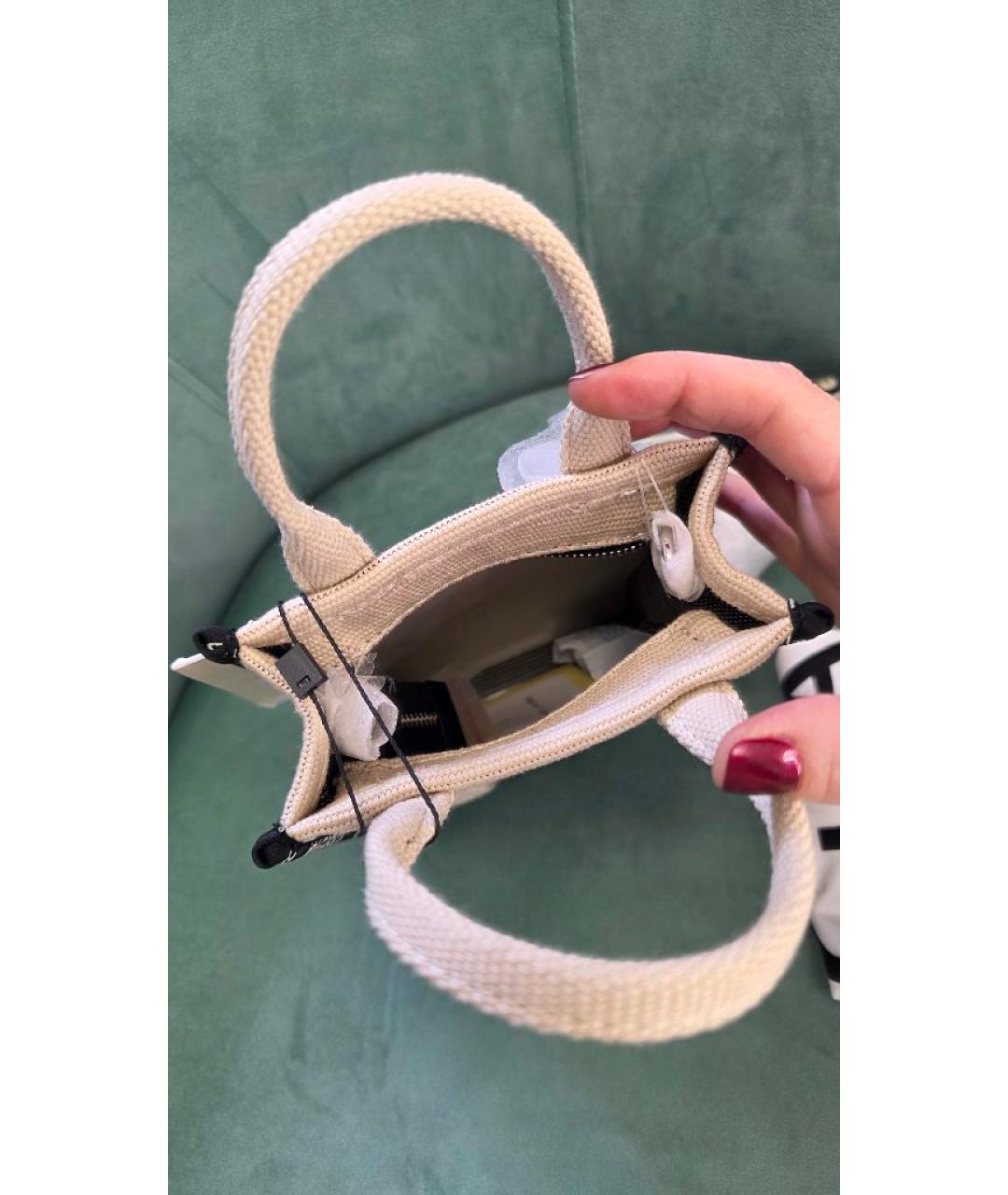 MARC JACOBS Бежевая тканевая сумка через плечо, фото 7