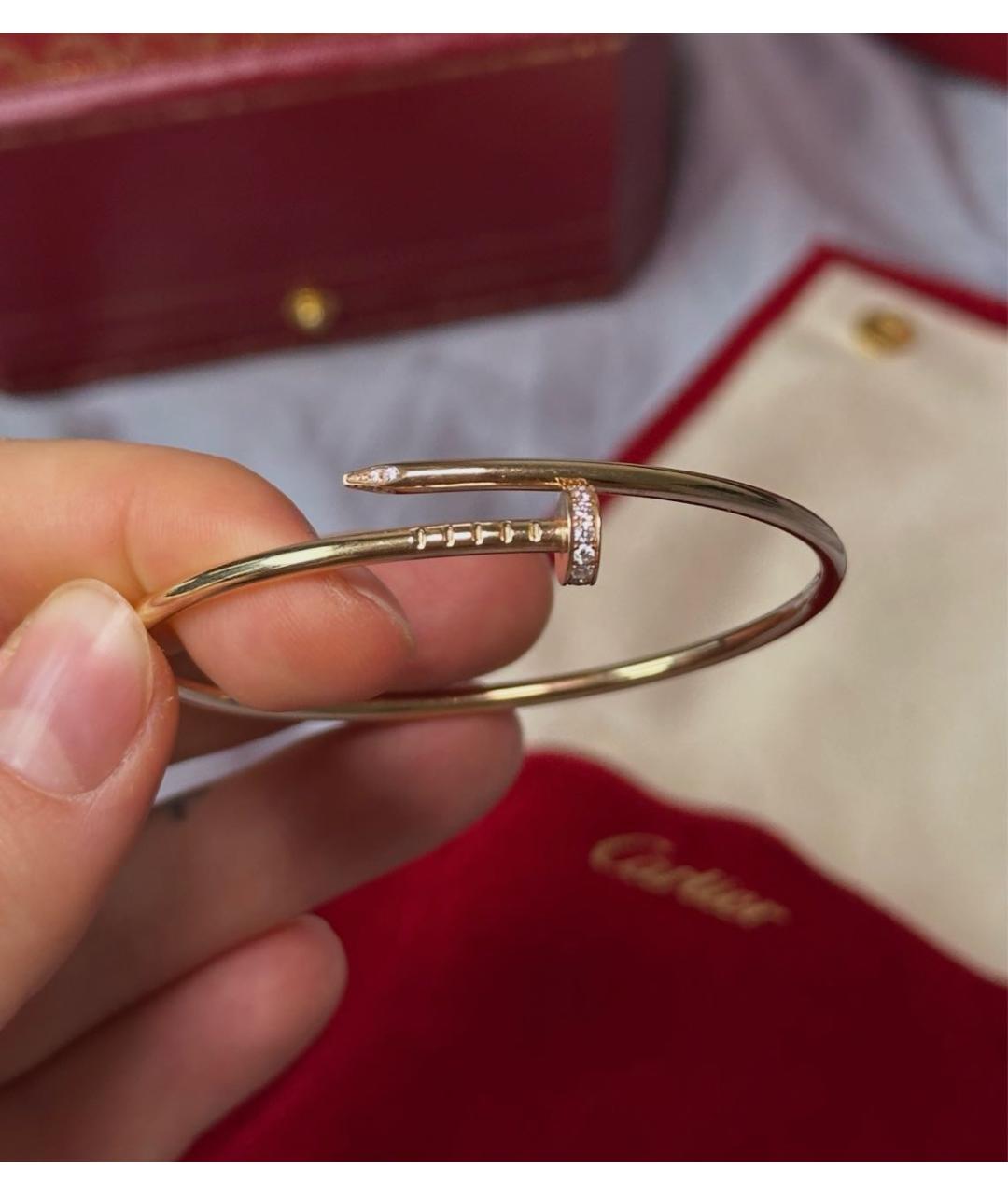 CARTIER Золотой браслет из розового золота, фото 3