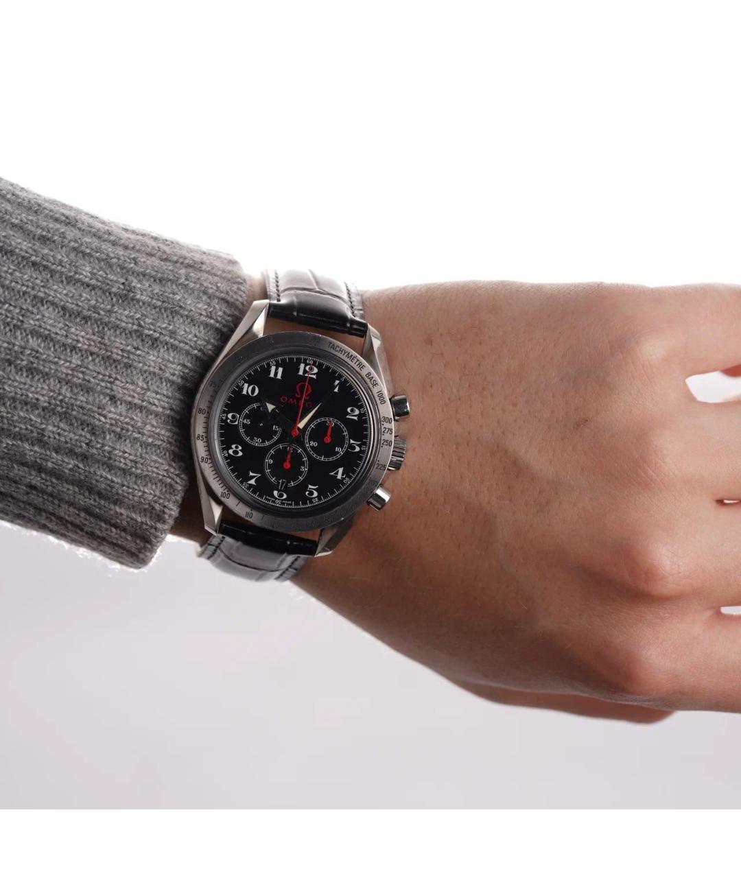 OMEGA Серебряные стальные часы, фото 5