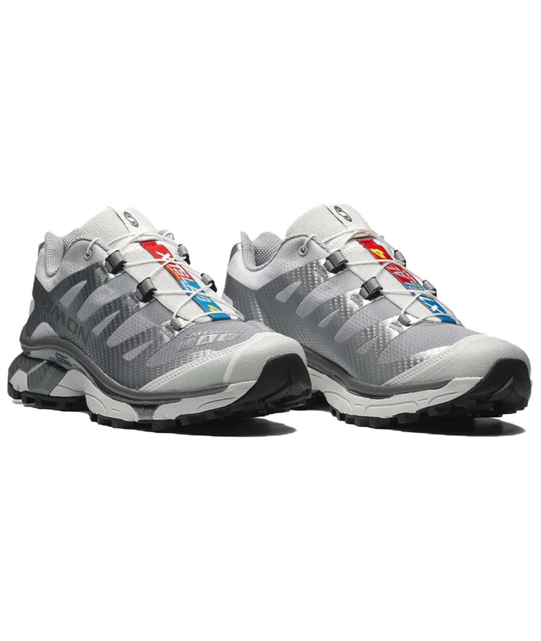 SALOMON Серебряные синтетические кроссовки, фото 3