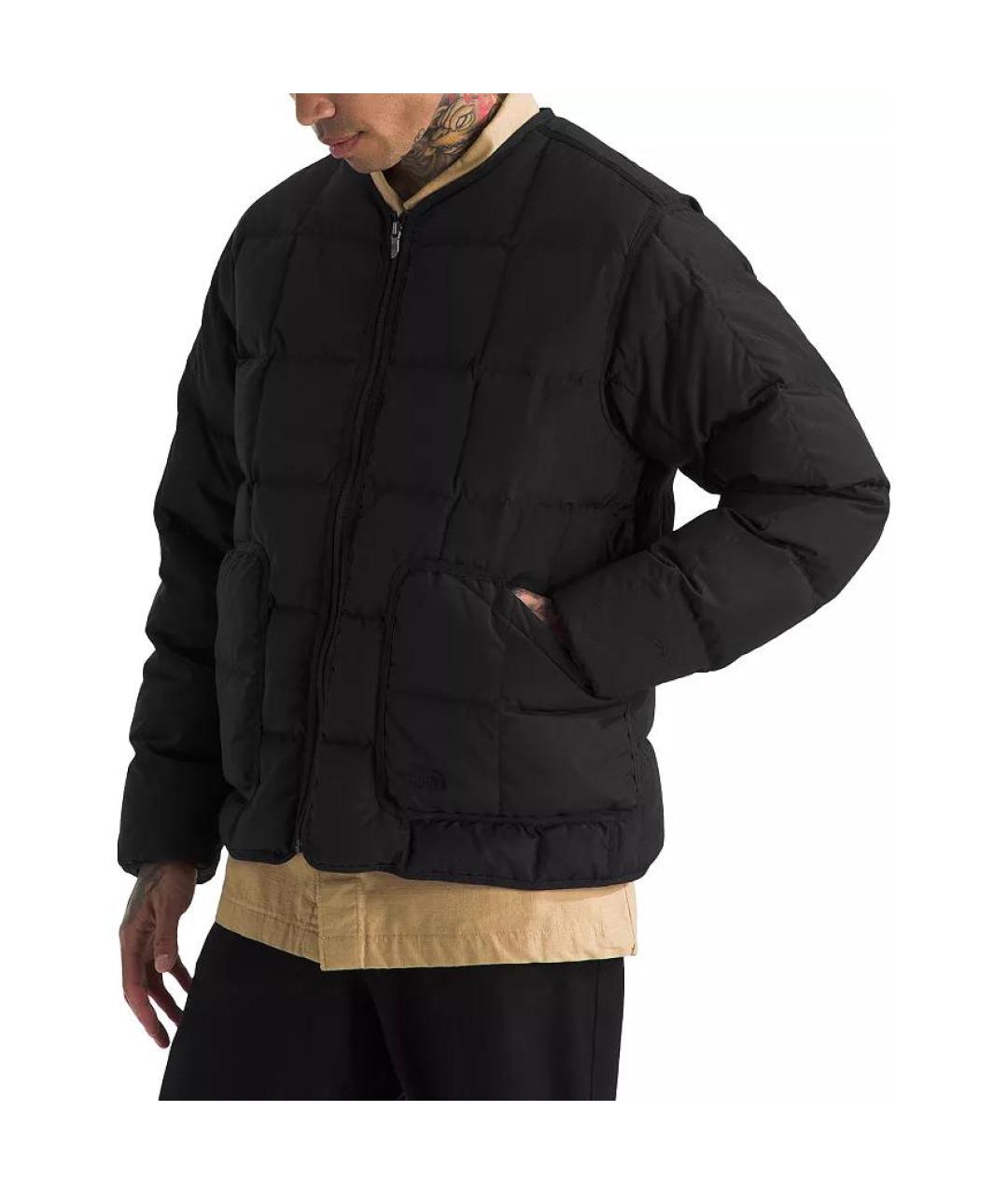 THE NORTH FACE Черный полиамидовый пуховик, фото 4