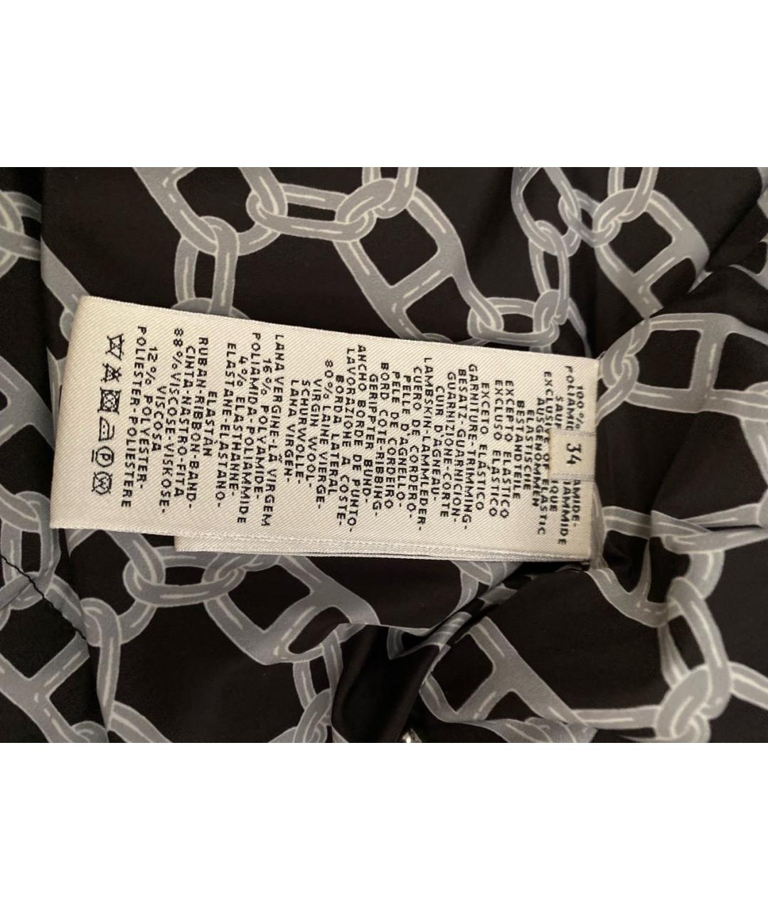 HERMES Черный полиамидовый пуховик, фото 7