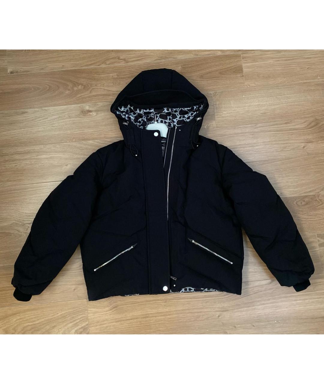 HERMES Черный полиамидовый пуховик, фото 3