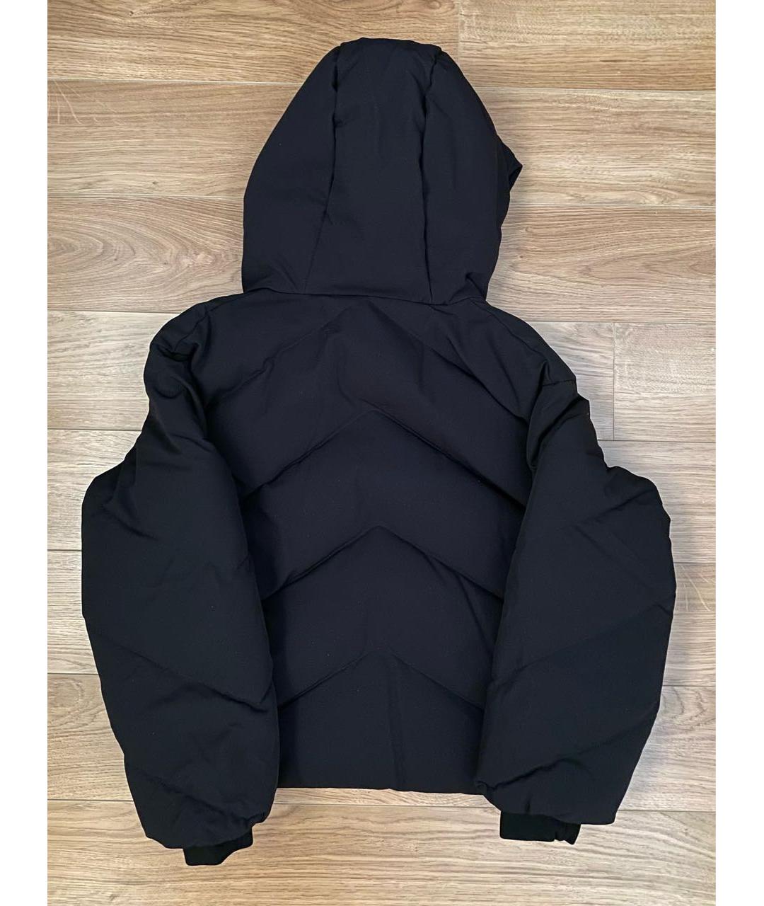 HERMES Черный полиамидовый пуховик, фото 5