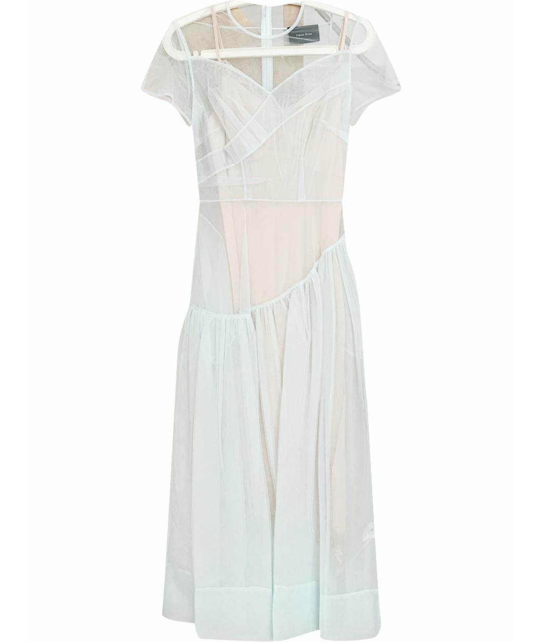 SIMONE ROCHA Голубое полиамидовое вечернее платье, фото 1