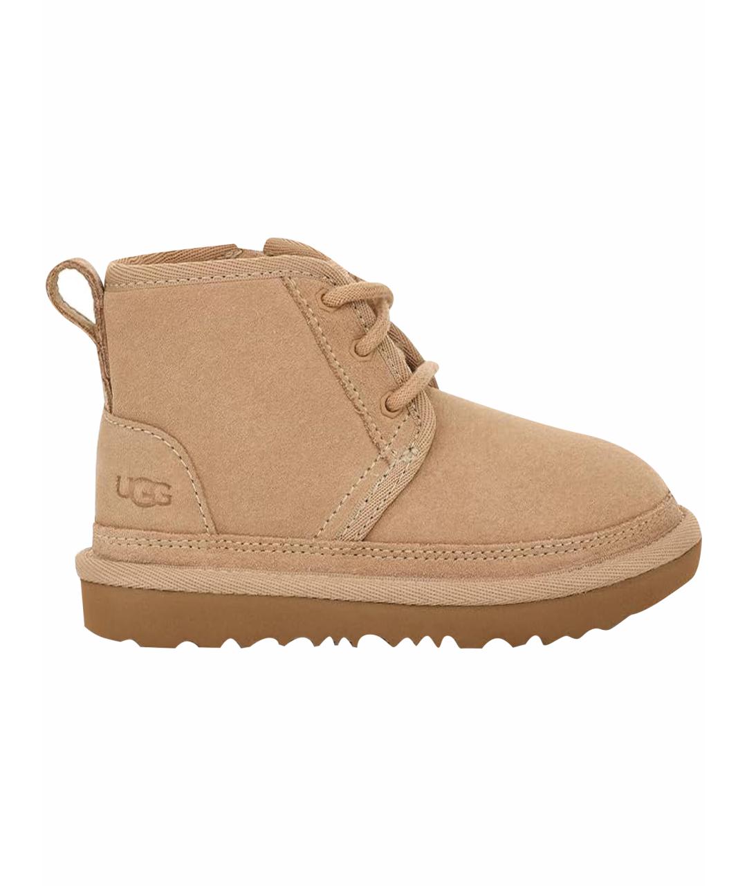 UGG AUSTRALIA Коричневые замшевые сапоги, фото 1
