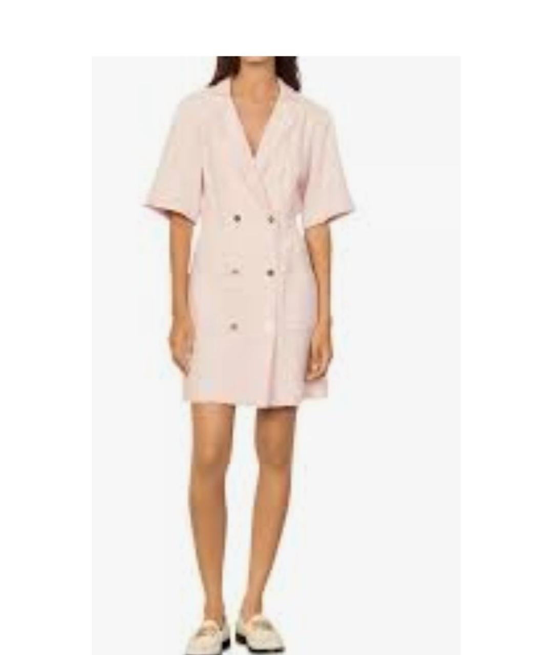 SANDRO Розовое повседневное платье, фото 5