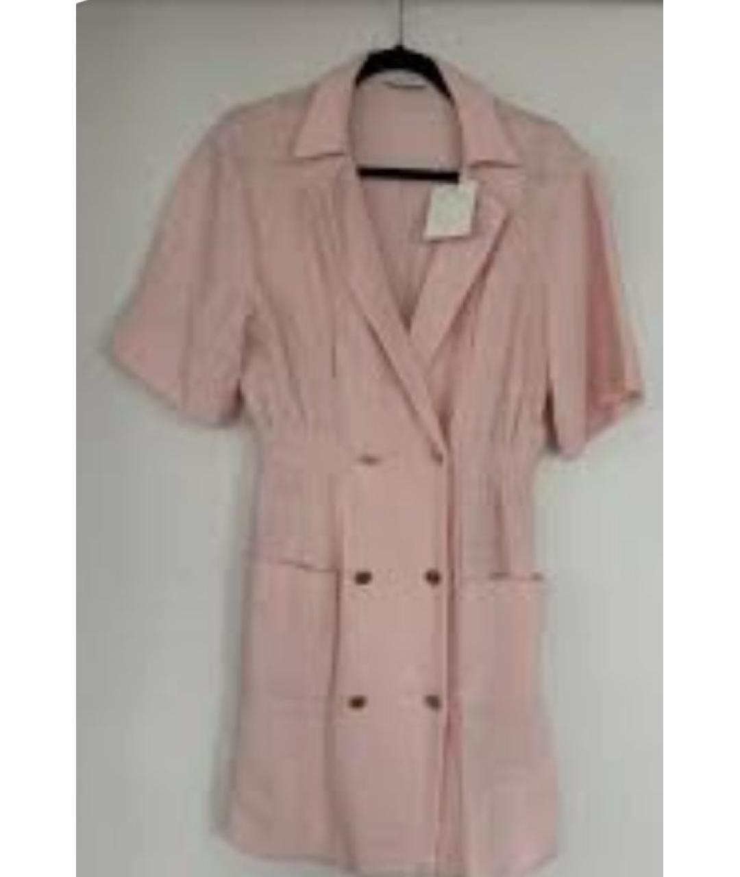 SANDRO Розовое повседневное платье, фото 4