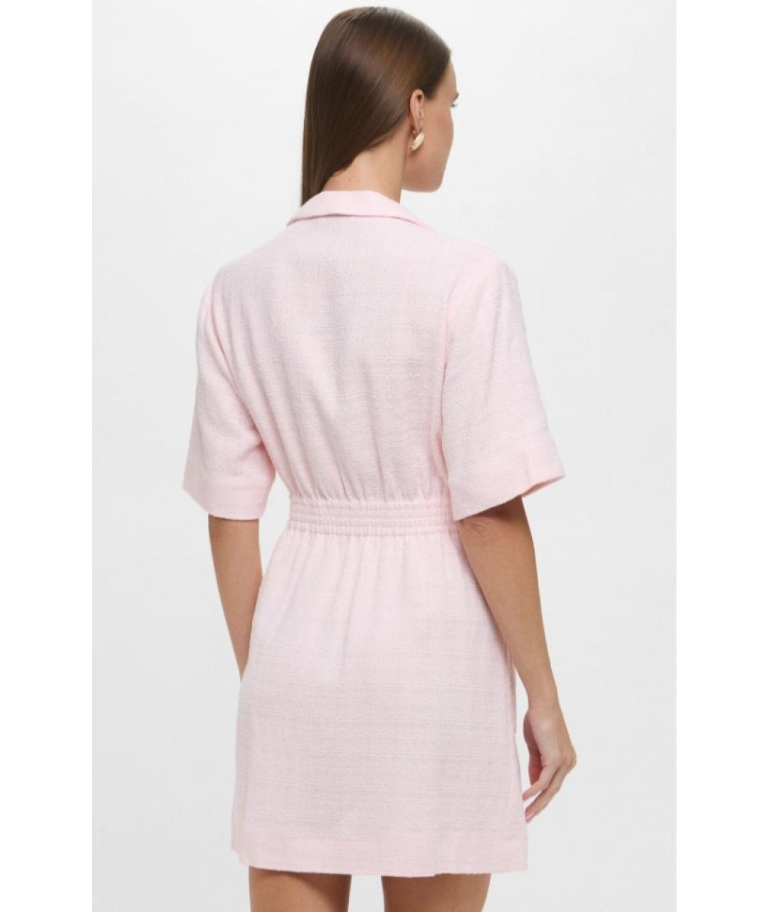 SANDRO Розовое повседневное платье, фото 8