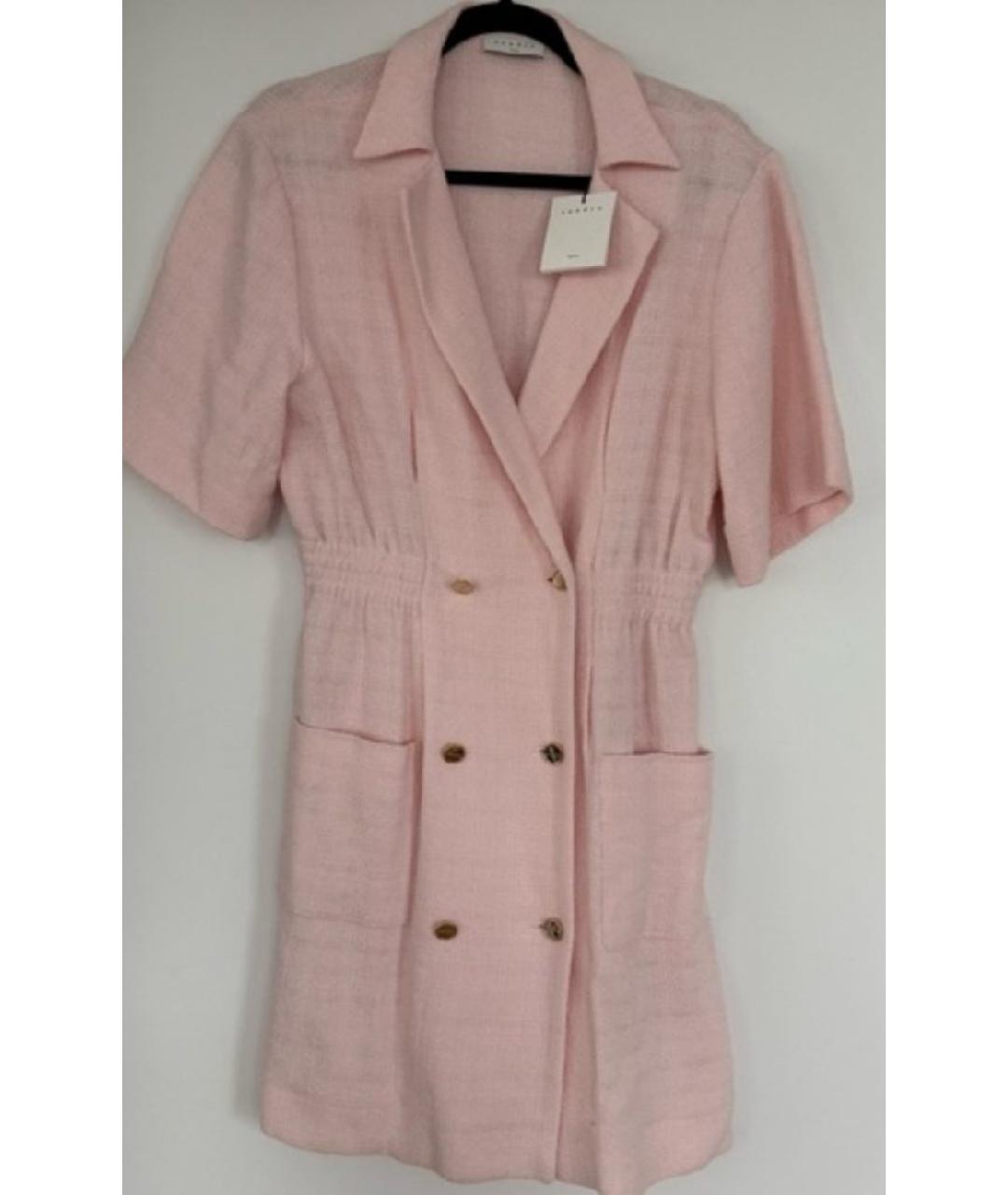 SANDRO Розовое повседневное платье, фото 2