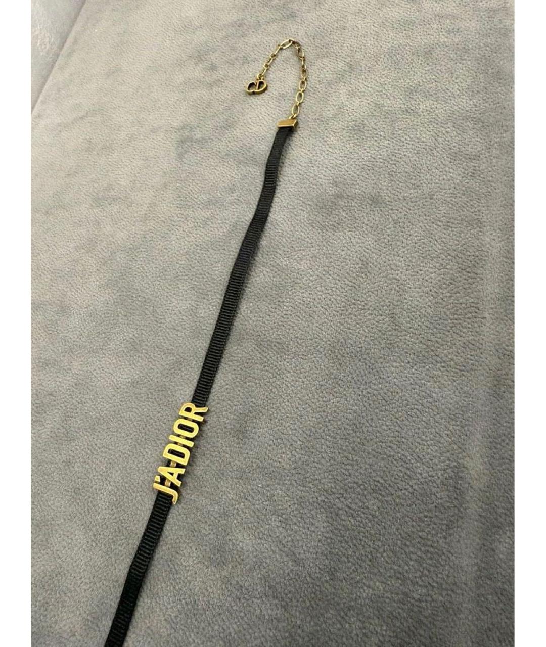 CHRISTIAN DIOR Черный чокер, фото 4