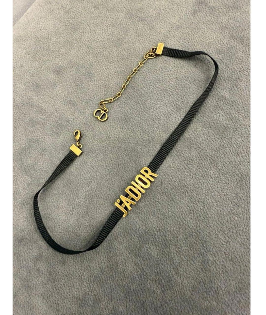 CHRISTIAN DIOR Черный чокер, фото 5