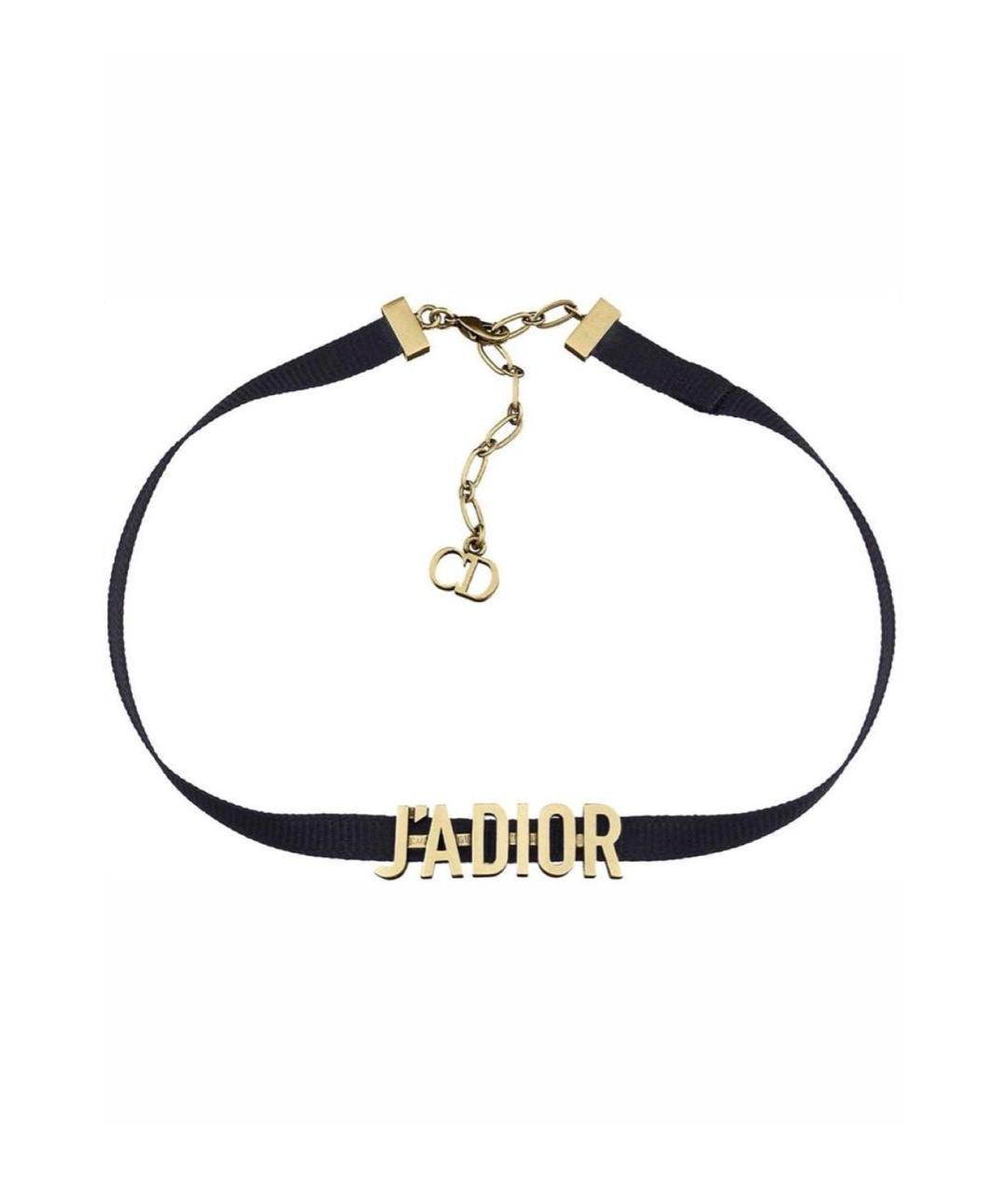 CHRISTIAN DIOR Черный чокер, фото 1