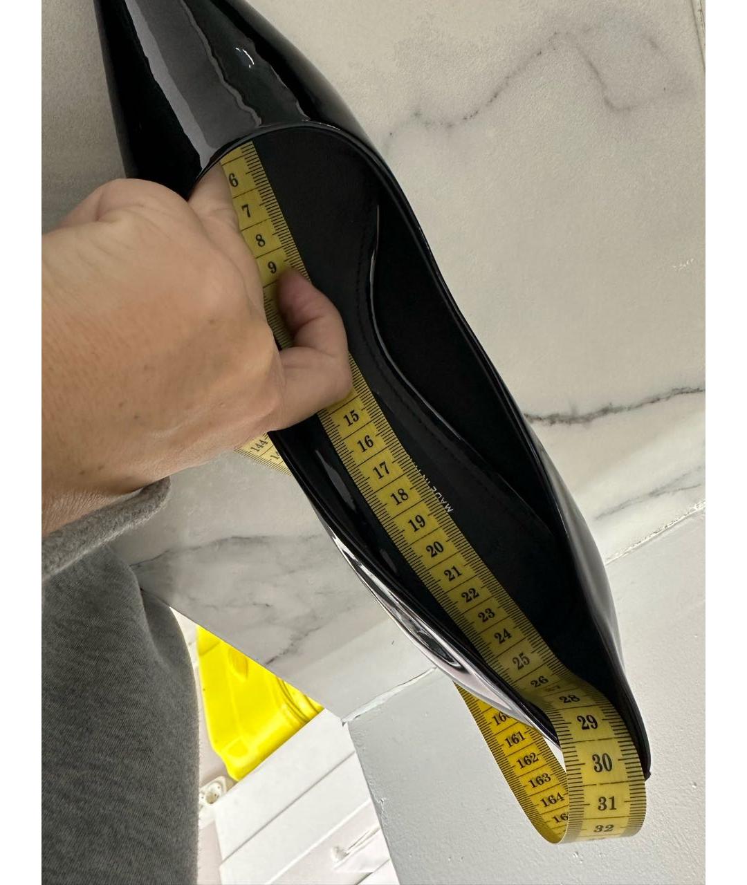 DOLCE&GABBANA Черные кожаные туфли, фото 6