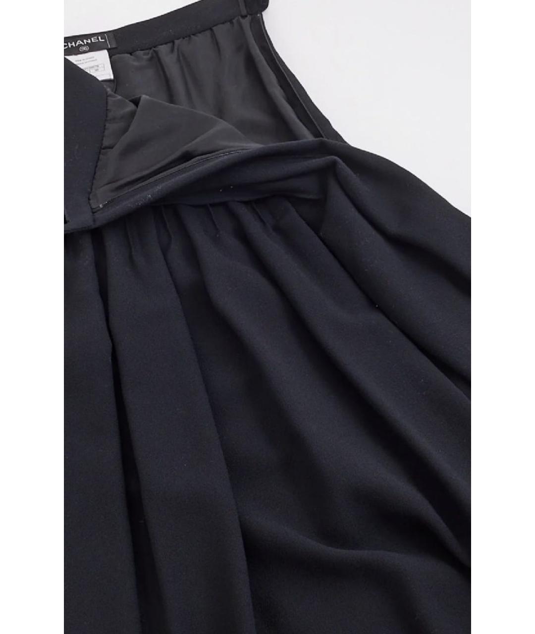 CHANEL Черная юбка миди, фото 4