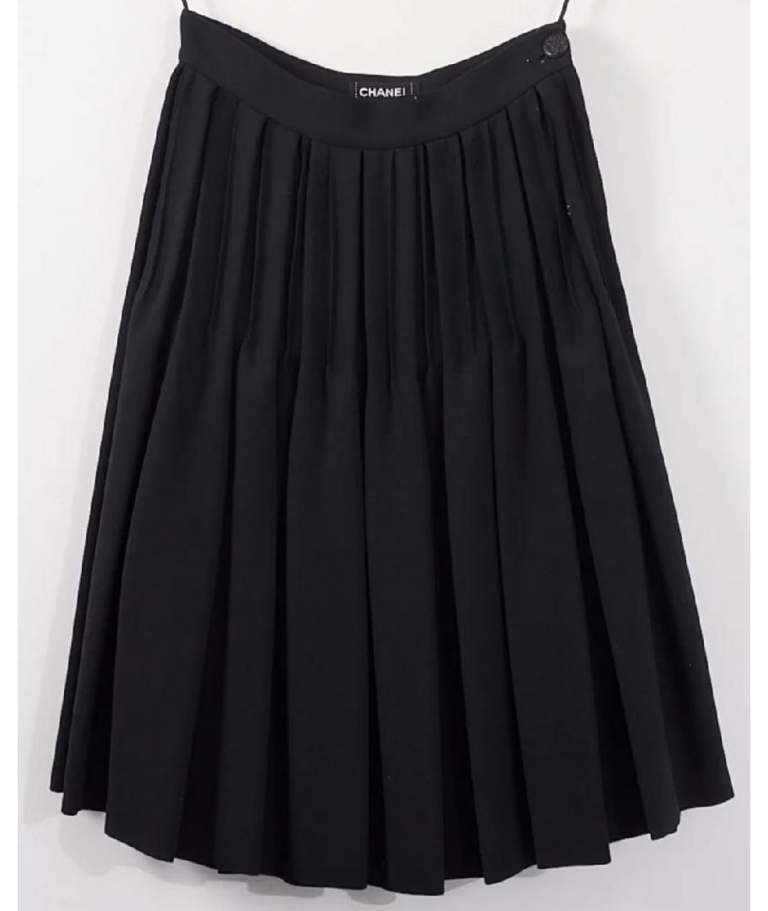CHANEL Черная юбка миди, фото 7