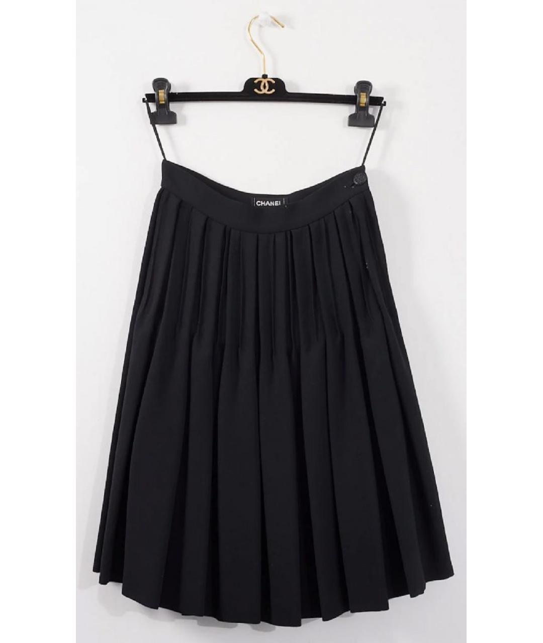 CHANEL Черная юбка миди, фото 2