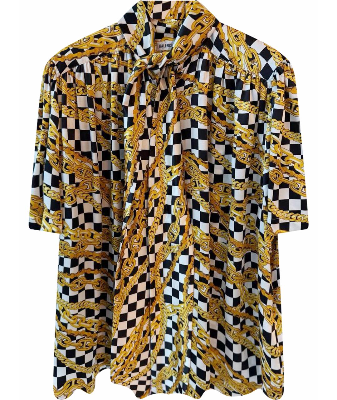 BALENCIAGA Мульти шелковая блузы, фото 1