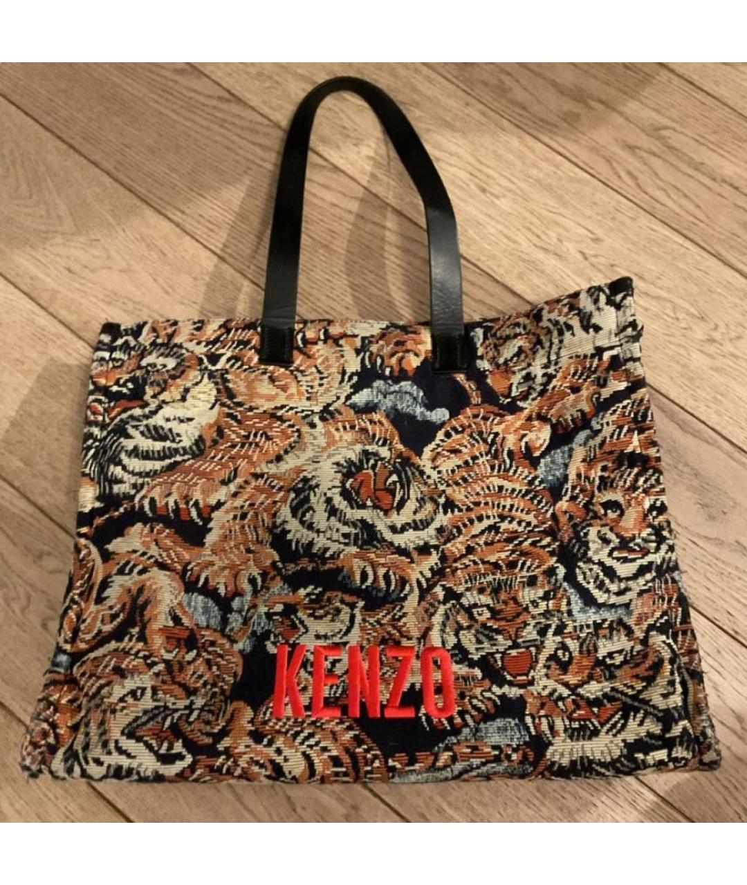 KENZO Мульти тканевая сумка тоут, фото 2