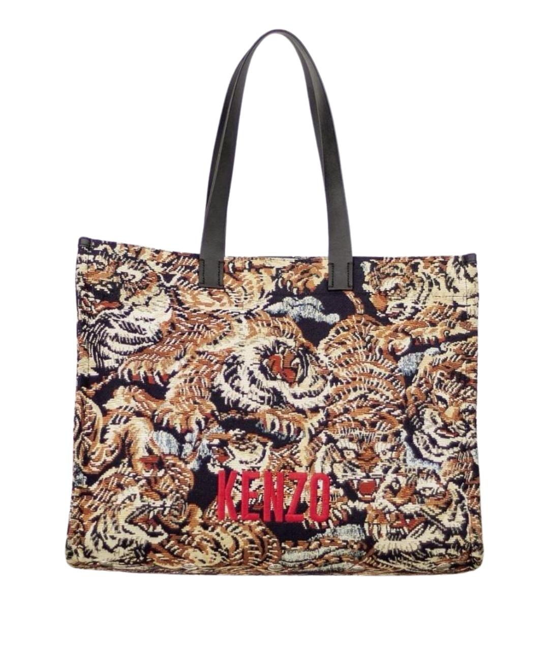 KENZO Мульти тканевая сумка тоут, фото 1