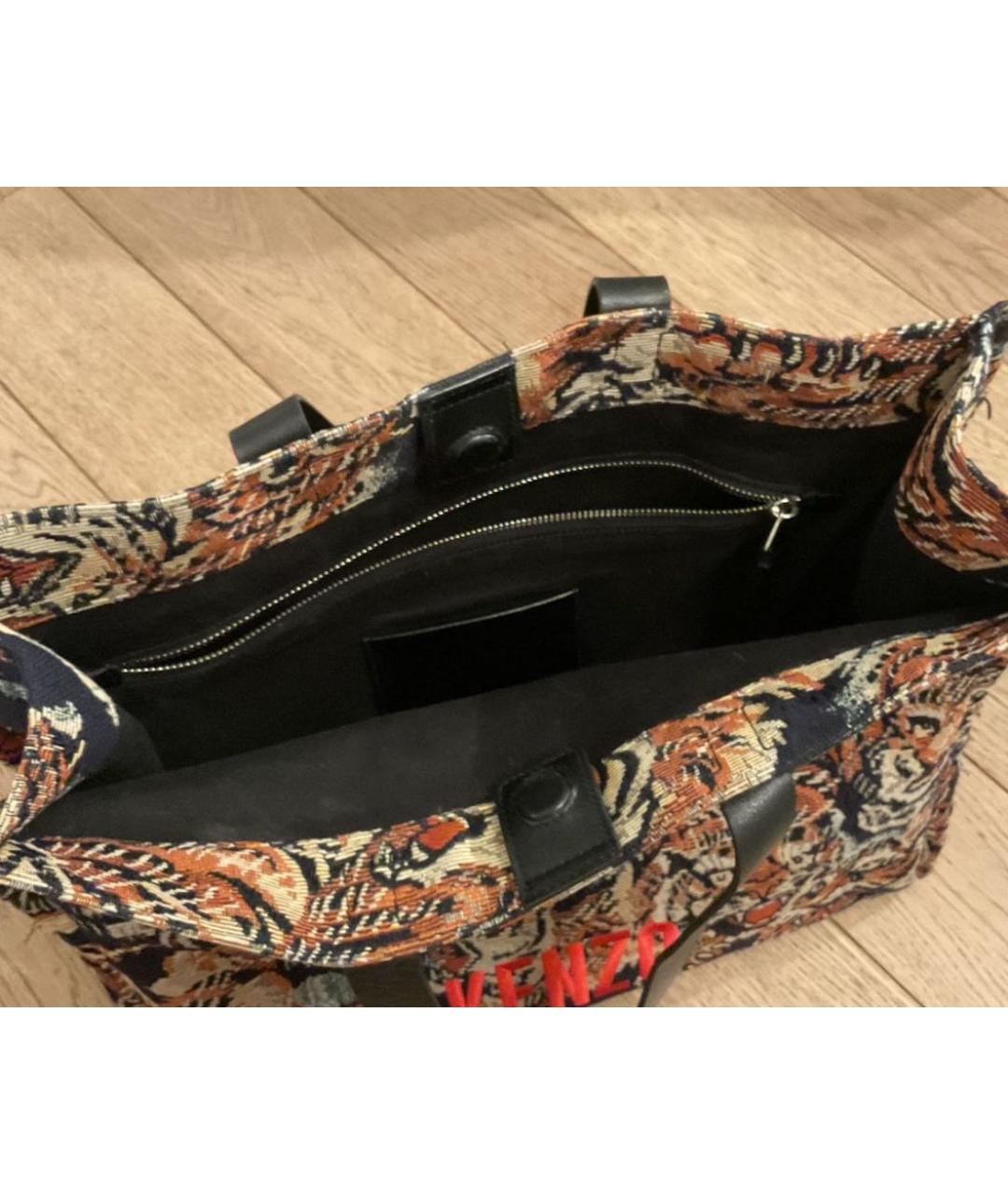 KENZO Мульти тканевая сумка тоут, фото 3