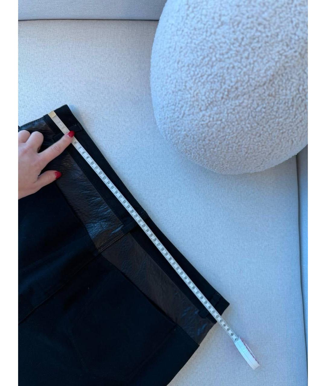 ALEXANDER WANG Черная деним юбка мини, фото 5