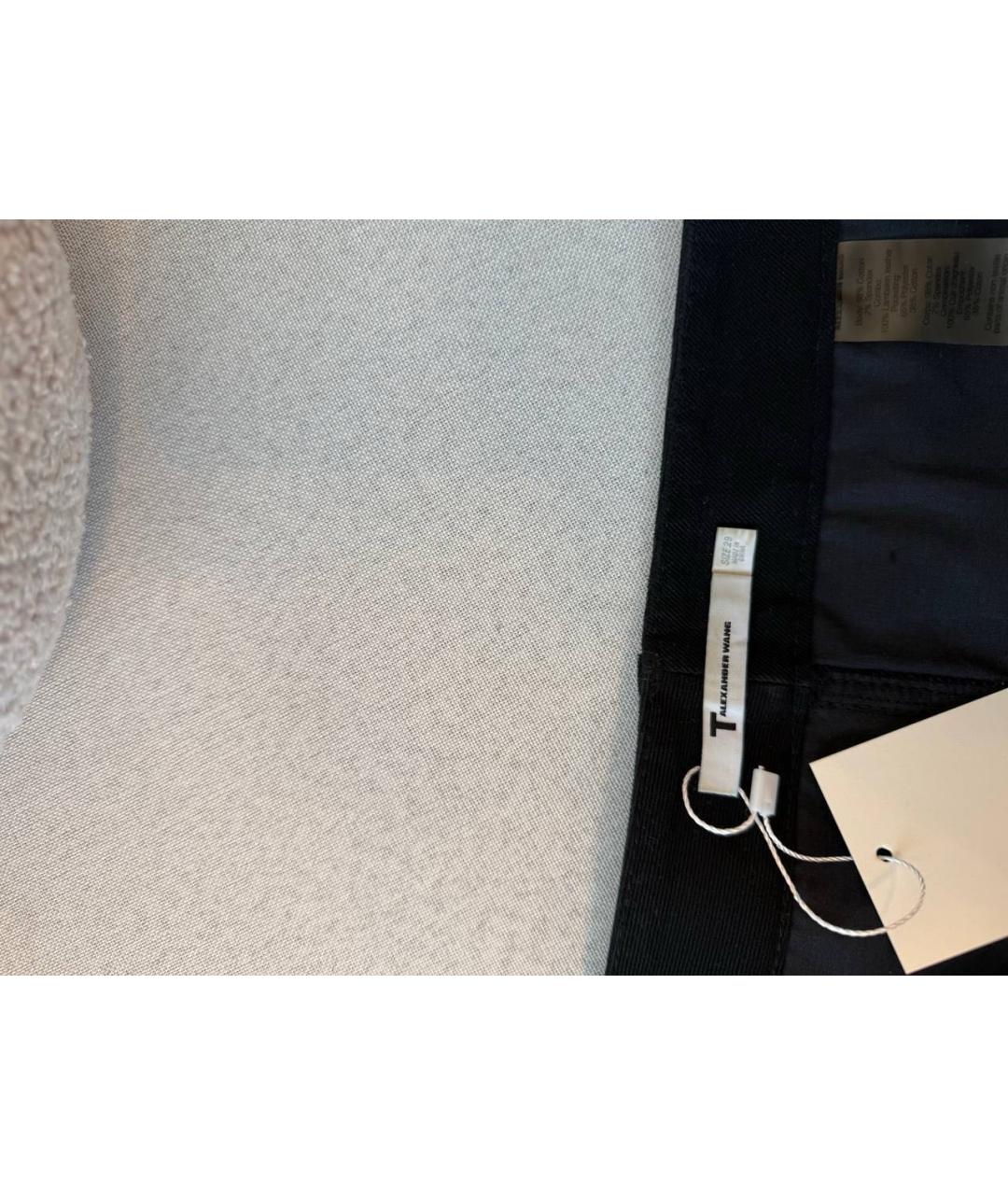 ALEXANDER WANG Черная деним юбка мини, фото 3