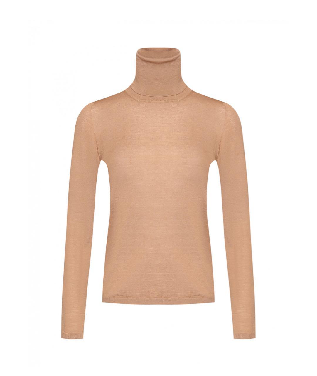 MAX MARA Бежевая водолазка, фото 1