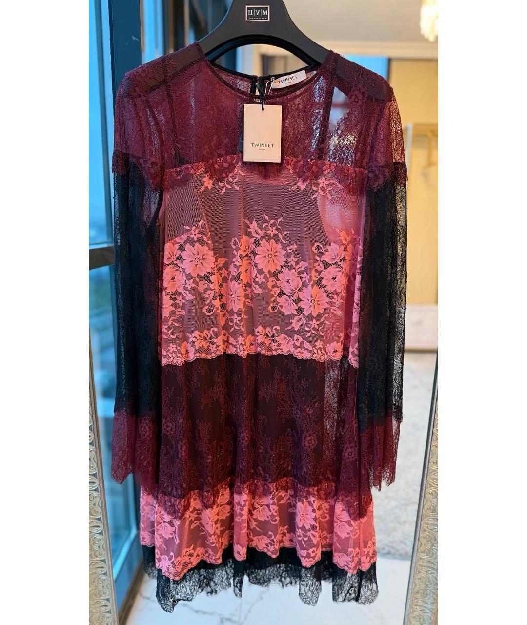 TWIN-SET Мульти платье, фото 5